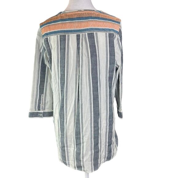 Woolrich Cleo Falls Eco Rich Tunic Shirt Organic Cotton Size Medium - Picture 5 of 10